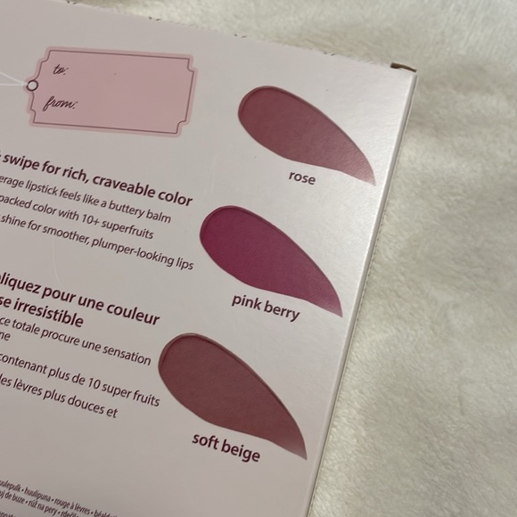 TARTE NWT Set of 3 Maracuja Juicy Lipstick Rose Pink Berry Soft Beige 👄 - Picture 5 of 8